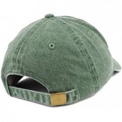 Baseball Caps EST 1954 Embroidered - 66th Birthday Gift Pigment Dyed Washed Cap - Dark Green - CN180QETI9E $34.09