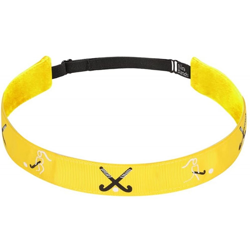 Headbands Non Slip Headbands for Girls - BaniBands Sports Headband - No Slip Band Design - Field Hockey-yellow - CK17XX697YL ...