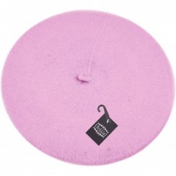 Berets 3 Pieces Pack Ladies Solid Colored French Wool Beret - Lavender-3 Pieces - CM12OE2KHQL $35.60