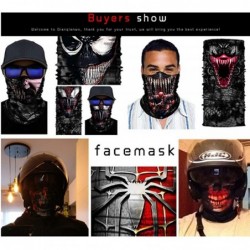 Balaclavas Bandanas 3D Printed Balaclava Face Mask Spider Neck Face UV Neck Headwear Gaiter for Men Women - Style F - CV197ZM...