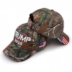Baseball Caps Donald Trump Hat 2020 Keep America Great KAG MAGA with USA Flag 3D Embroidery Hat - Tkeep-red - CK18UN0AOL8 $32.47