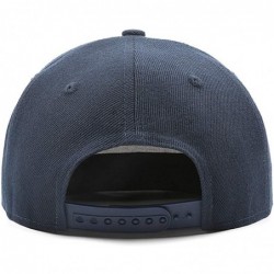 Baseball Caps Unisex Man's Baseball Cap Adjustable Mesh Caps Trucker Dad Hats Snapback Hat - Navy-blue-1 - C218A2Z7NYY $32.56