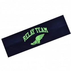 Headbands DESIGN YOUR OWN TRACK and FIELD Cotton Stretch Headband with Custom GLITTER Text or School Name - C418QQX83SL $23.35