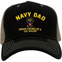 Baseball Caps Navy Dad - Proud Father of a US Sailor Hat/Ballcap Adjustable One Size Fits Most - C718KQKSRN8 $56.92