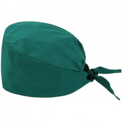 Skullies & Beanies Scrub Cap Sweatband Adjustable Bouffant Hats Headwear for Womens Mens Boys Girls - Green-1pc - CL1983YODH3...