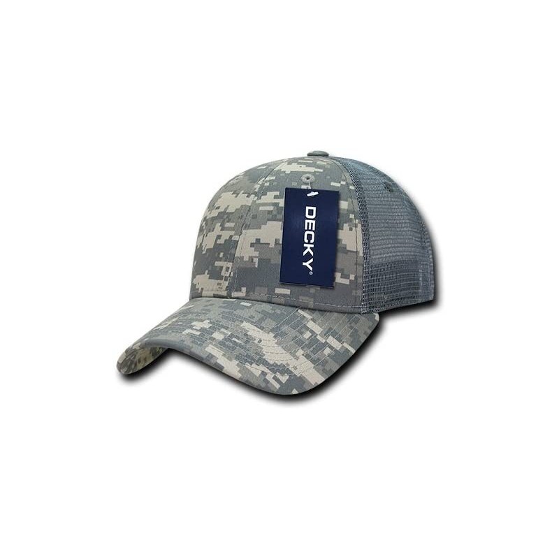 Baseball Caps Structured Camo Trucker Cap- Army Combat Uniform - CH12D82C7M7 $20.51