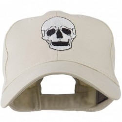 Baseball Caps Halloween Skeleton Skull Embroidered Cap - Stone - C411GZAKKKF $34.91