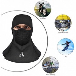 Balaclavas Balaclava Winter Windproof Waterproof Breathable Full Face Mask for Men Women - With Zipper - C418KX5KGU4 $24.66