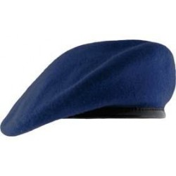 Berets Unlined Beret with Leather Sweatband (7 3/8- Bright Royal) - C611WV9X52F $23.25