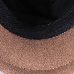 Berets Womens Fall Winter Classic Newsboy Cabbie Beret Hat Soft Warm Wool Octagonal Cap - Khaki - CL18HAI2T32 $29.90