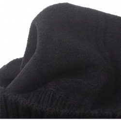 Skullies & Beanies Winter Slouch Baggy Knit Beanie Hat Fleece Lined Crochet Skull Ski Cap - Be-dark Gray - C612N1NAD77 $23.17