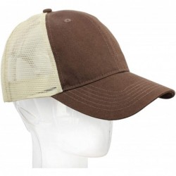 Baseball Caps Profile Baseball Trucker Adjustable Outdoor - Brown - CL18324GSX3 $14.88
