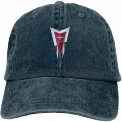 Skullies & Beanies Personalized Pontiac Auto Logo Fashion Hat Cap for Man Black - Navy - CW18SQQACMK $19.05