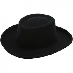Cowboy Hats Women's Gambler Felt Hat - Navy - C9111L4NBPR $90.76