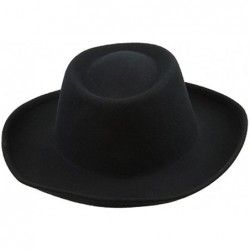 Cowboy Hats Women's Gambler Felt Hat - Navy - C9111L4NBPR $93.92
