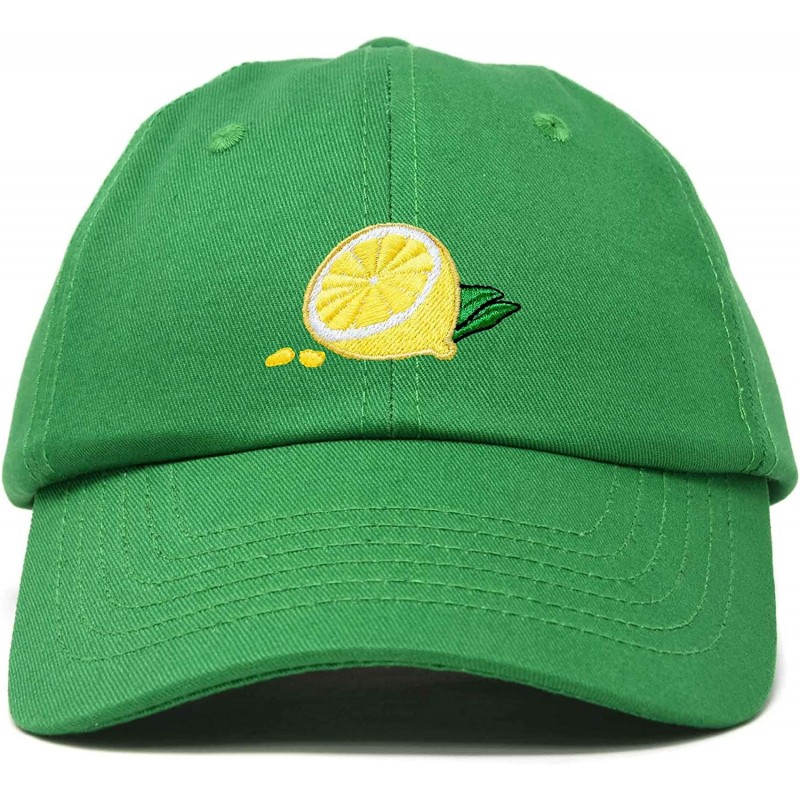 Baseball Caps Lemon Hat Baseball Cap - Kelly Green - CB18M7XAXO0 $18.60