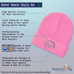 Skullies & Beanies Custom Beanie for Men & Women Worlds Best Mechanic Embroidery Skull Cap Hat - Soft Pink - CC18ZS38GNS $32.33