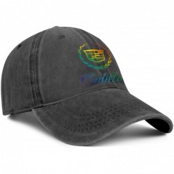 Baseball Caps Men Fashion Denim Hats Cricket Cadillac-3D-effect-flag-infinity- Vintage Baseball Cap Team Womens Caps - CJ18Y4...