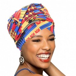 Headbands Easy Wearing African Head Wrap-Long Scarf Turban Shawl Hair Bohemian Headwrap - 01-colour37 - CV196ERN963 $29.45