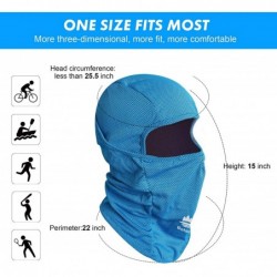 Balaclavas Balaclava UV Protect Windproof Dustproof Breath Cooling Face Mask Running Cycling Motor Mask for Men Women - Blue ...