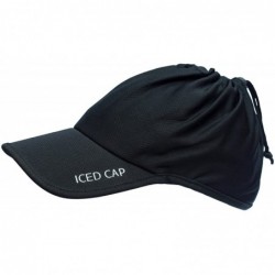 Baseball Caps Cooling Hat For Ice - Black With Black Trim - CJ12FOSOUQ9 $57.33