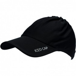 Baseball Caps Cooling Hat For Ice - Black With Black Trim - CJ12FOSOUQ9 $53.18