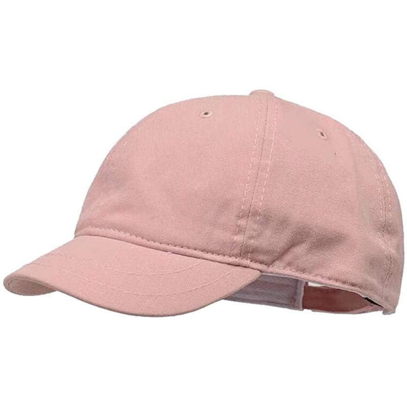 Baseball Caps Short Bill Baseball Cap Plain Hiphop Dad Hat Cooling Trucker Hat - Pink - CV18WY8MWO0 $31.31