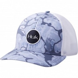 Baseball Caps Mens Current Camo Mesh Hat - Anti-Glare Fishing Hat with Moisture-Wicking Properties - Erie - CB18W6QOXDH $50.23