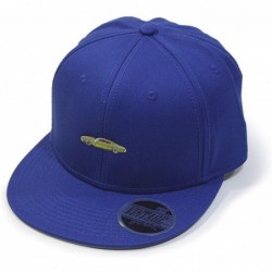 Baseball Caps Premium Plain Cotton Twill Adjustable Flat Bill Snapback Hats Baseball Caps - 70 Royal - C412MSJ2E8N $27.02