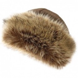 Cold Weather Headbands Womens Winter Hat Faux Fur Headband Cap Headgear Earwarmer Earmuff Snow Hat - E-khaki - CI18LZ86TOQ $2...