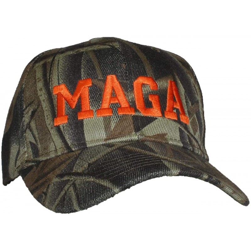 Baseball Caps Adult Embroidered MAGA Donald Trump Adjustable Ballcap - Hardwoods Camo - CH18YIOXMWS $18.01