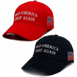 Skullies & Beanies Donald Trump 2020 Keep America Great Cap Adjustable Baseball Hat with USA Flag [2/3 Pack] - CP18SLXZ3OA $1...