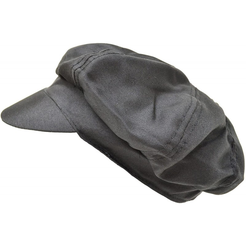 Newsboy Caps Newspaper Boy Hat - Dark Grey - C011MNKKX27 $11.92
