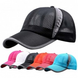 Sun Hats Unisex Summer Baseball Hat Sun Cap Lightweight Mesh Quick Dry Hats Adjustable Cap Cooling Sports Caps - Red - C218DI...