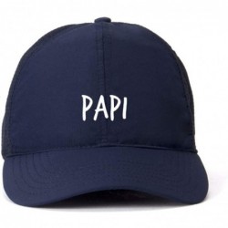 Baseball Caps Papi Daddy Baseball Cap- Embroidered Dad Hat- Unstructured Six Panel- Adjustable Strap (Multiple Colors) - Navy...