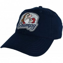 Baseball Caps Disney Men's Grumpy Dwarf Baseball Cap - Blue - C218W0HQN6G $21.51