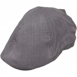 Newsboy Caps Cool Men's Summer Duckbill Ivy Cap Hat - Gray - CE18M9N2Y2M $27.31