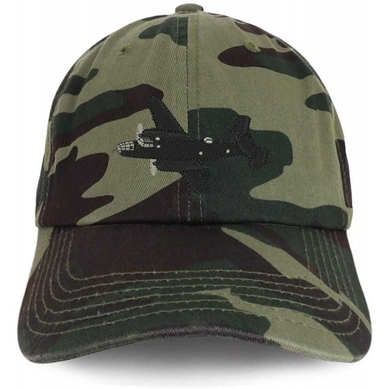 Baseball Caps Warbirds Plane Embroidered Unstructured Cotton Dad Hat - Camo - C918RA5ZHYW $33.26