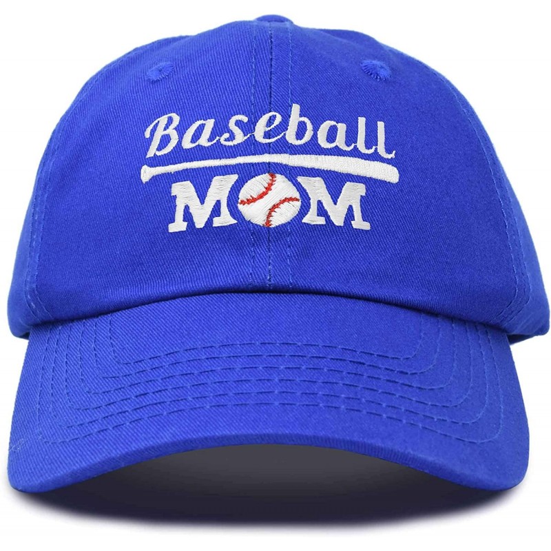 Baseball Caps Baseball Mom Women's Ball Cap Dad Hat for Women - Royal Blue - C318K34QK7N $15.70