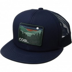 Baseball Caps Men's The Hauler Mesh Back Trucker Hat Adjustable Snapback Cap - Navy - C918682QZWG $40.78