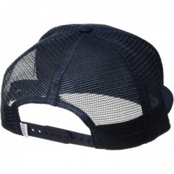 Baseball Caps Men's The Hauler Mesh Back Trucker Hat Adjustable Snapback Cap - Navy - C918682QZWG $55.61