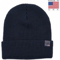 Skullies & Beanies Hat Winter Skull Cap Beanie for Women Men - Thick- Warm- and Soft Knit (Made in USA)(Unisex) - CM18R6H34O7...