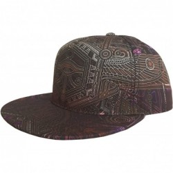 Baseball Caps 3D Print Unisex Snapback Hip-Hop Cap Hat w/Flat Bill - Style 01 - CM186U9UYDN $36.89