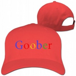 Skullies & Beanies Funny Design Goober Search Designer Trucker Cap Peaked Hat Unisex Baseball Hats - Red - C018G8Z2R68 $30.72