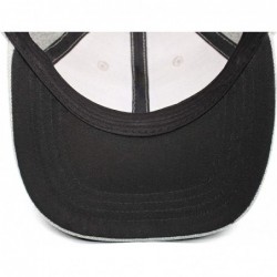 Sun Hats Unisex Mesh Flat Cap -Logo-Funny- Caps for Mens Womens - Slipknot Logo Funny-12 - C418K6U6Y5K $32.63