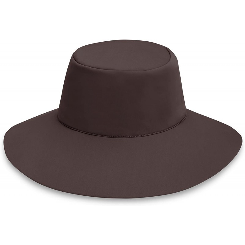 Sun Hats Women's Aqua Hat - UPF 50+- Ready for Adventure- Designed in Australia. - Mocha - CD11QIF2WZT $70.12