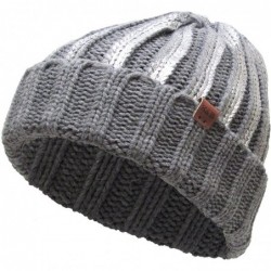 Skullies & Beanies Men Women Knit Winter Warmers Hat Daily Slouchy Hats Beanie Skull Cap - 261 Light Gray - CQ1852COR8H $22.38