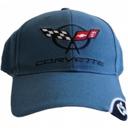Baseball Caps Chevrolet C5 Corvette Men's Embroidered Hat - Blue - CG11OSGYQV3 $45.22