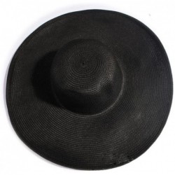 Sun Hats Brimmed Swimming Holiday Traveling - Black - CB11K5JLON5 $22.69