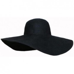 Sun Hats Brimmed Swimming Holiday Traveling - Black - CB11K5JLON5 $26.87
